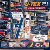 UTEX-21 – Colla per Tessuti Extra Resistente, Flessibile e Impermeabile