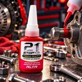 STOP21 Frena filetti ROSSO -  ALTA RESISTENZA 10 ml