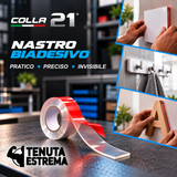 Nastro biadesivo mt 1,5 - h 20 mm