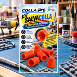 Kit Salva Colla – 5 Tappini di Ricambio con Aghetto per Colla 21