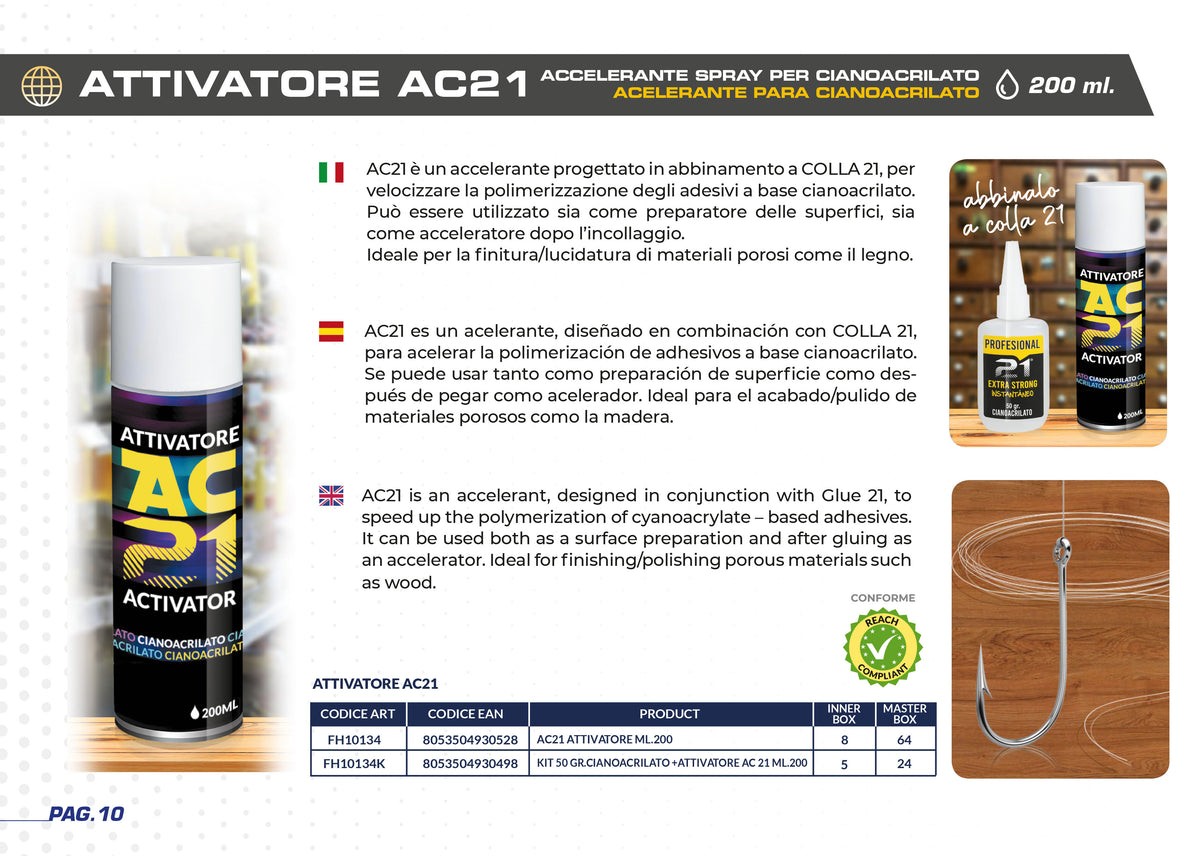 Attivatore Spray 200 Ml Per Colla Ciano Colle21 | Mondo Presepi - Foto 9