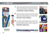 UTEX-21 – Colla per Tessuti Extra Resistente, Flessibile e Impermeabile