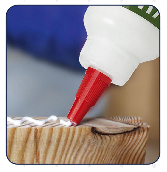 Ultratape Colla Vinilica Ultra Stick 120 Ml – Forte E Permanente Per Carta, Legno E Tessuto, Non Tossica